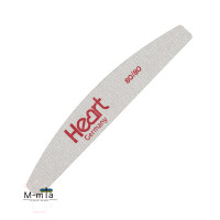 Пилка для нігтів Heart Half тонка 80/80